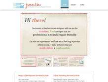 Tablet Screenshot of jessliu.com